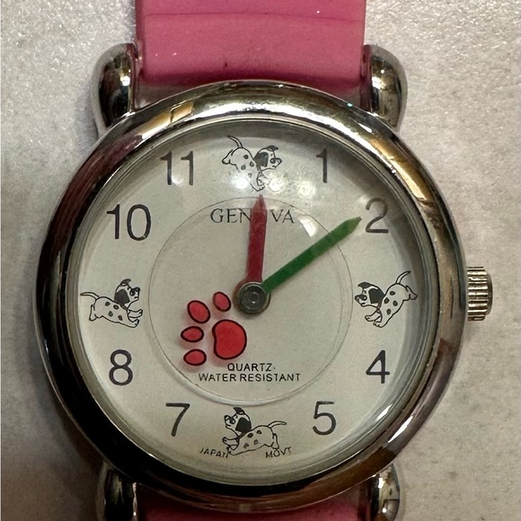 Geneva Pink Kids Watch - Picture 1 of 2